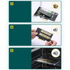 Ugreen Erweiterungskartenadapter PCIe 3.0 x4 zu SSD M.2 M-Key / M.2 B-Key schwarz (CM302)