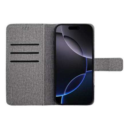 Kabura GOMMA Book do SAMSUNG S25 Edge szary
