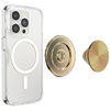 Uchwyt i podstawka do telefonu Popsockets Round Radial Gold Aluminum MagSafe złoty 807259