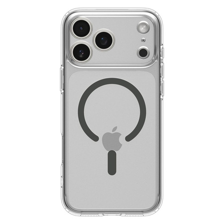 SPIGEN futerał ULTRA HYBRID MAG kompatybilny z MagSafe do IPHONE 17 Pro Max clear graphite
