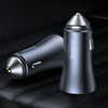Baseus Golden Contactor Pro Dual Quick Charger Car Charger U+C 40W Dark Gray