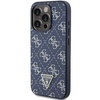 Original Case APPLE IPHONE 15 PRO Guess Hardcase 4G Triangle Metal Logo (GUHCP15LPG4GPB) blue