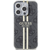 Oryginalne Etui GUESS Hardcase GUHCP15LH4PSEGK do iPhone 15 Pro (4G Gold  Stripe / czarny)
