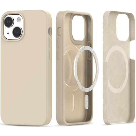 Case IPHONE 13 / 14 Tech-Protect Silicone MagSafe beige