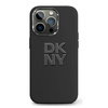 DKNY nakładka HC Silicone Stack Metal Logo do iPhone 16 6,1" czarna