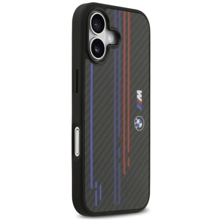 BMW M Kevlar Lines &amp; Logo MagSafe Case für iPhone 17 – Schwarz
