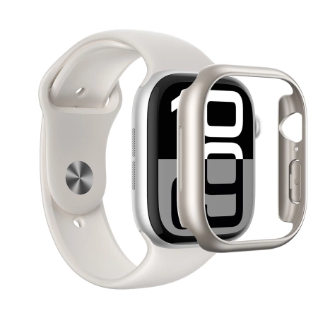 AmazingThing Minimal Case für Apple Watch 46 mm – Silber