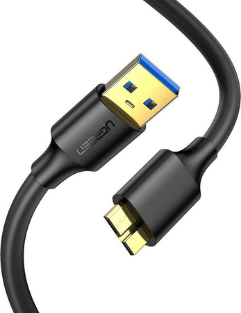 USB 3.0 - micro USB 3.0 cable UGREEN, 0.5m (black)