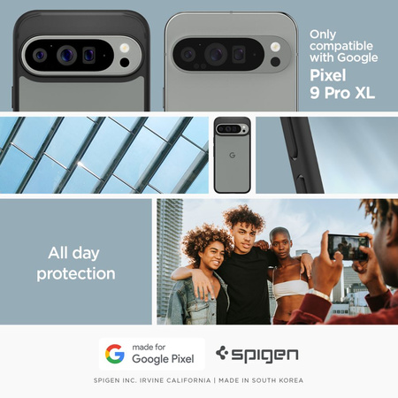 Spigen Ultra Hybrid - Etui do Google Pixel 9 Pro XL (Matte Black)