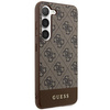 Oryginalne Etui GUESS Hardcase GUHCS24MG4GLBR do SAMSUNG S24 Plus (4G Bottom Stripe / brązowy)