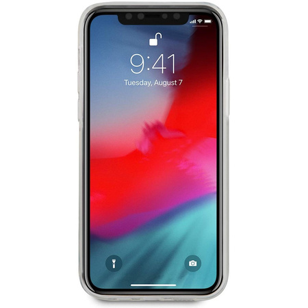 Guess GUHCP12M3D4GTR iPhone 12/12 Pro 6,1" transparent hardcase 4G 3D Pattern Collection