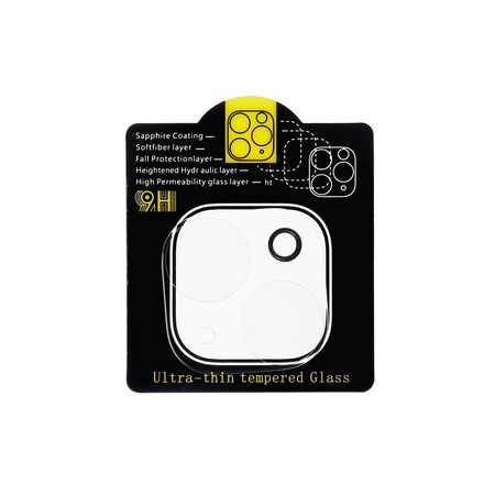 Szkło hartowane 5D Full Glue do aparatu - do iPhone 15 Transparent