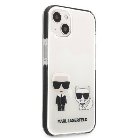 Oryginalne Etui IPHONE 13 MINI Karl Lagerfeld Hardcase Karl&Choupette białe