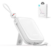 Joyroom Powerbank mit USB-C- und Lightning Kabel und Ständer Cutie Series 10000mAh 22,5W weiß (JR-L008)
