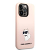 Karl Lagerfeld Silicone NFT Choupette - Etui iPhone 14 Pro Max (różowy)
