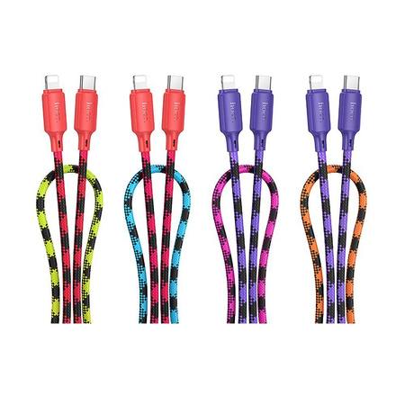 Kabel USB C do Lightning Hoco PD 27W 1 m X116 gradient czerwony