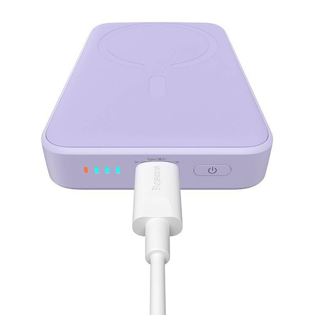 Powerbank Baseus Magnetic Mini 10000mAh 20W (fioletowy)