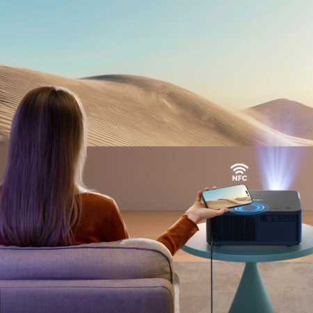 Yaber K2s Pro LCD FullHD 1080p Multimedia-Projektor mit JBL-Lautsprechern und Subwoofer - Schwarz