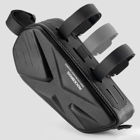 Rockbros Fahrradtasche, starr, Rahmen, Oberrohr, 1,4 l, Schwarz