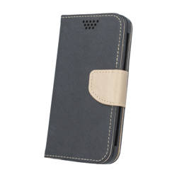 Etui Smart Universal Fancy Silicon 5,5&quot; 87x159 czarno-złoty