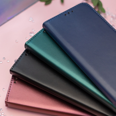 Etui Smart Magnetic do iPhone 17 Air 6,6" ciemnozielone