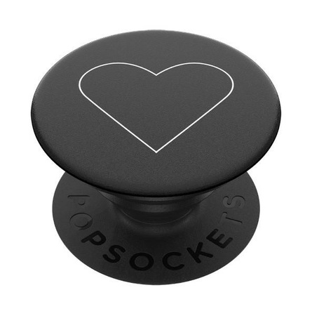 Popsockets 2 White Heart Black 800667uchwyt i podstawka do telefonu - standard