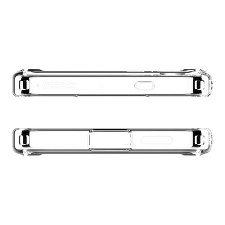 Spigen nakładka Ultra Hybrid Mag MagSafe do Samsung Galaxy S25 Przezroczysta Biała