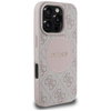 Original Case IPHONE 16 PRO MAX Guess 4G Circle Classic Logo MagSafe pink