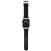 Strap for APPLE WATCH 4 / 5 / 6 / 7 / 8 / SE / ULTRA (42 / 44 / 45 / 49 MM) Karl Lagerfeld Strap 3D Rubber Karl&Choupette Heads (KLAWLSLKCNK) black
