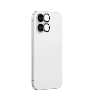 Szkło hartowane AMAZINGTHING AR Aluminium 2 Lens Glass z ramką na soczewki aparatu do iPhone 16 / 16 Plus - czarne