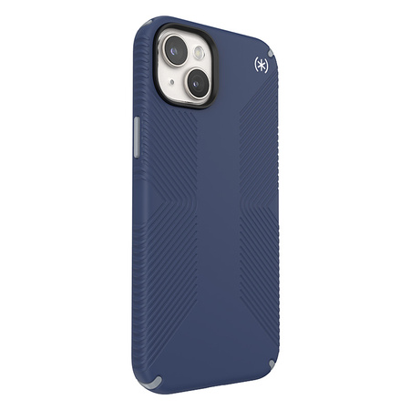 Speck Presidio2 Grip Magsafe - Etui iPhone 15 Plus / iPhone 14 Plus (Coastal Blue / Dustgrey / White)