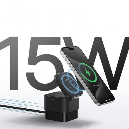 Baseus BS-W531 MagSafe / Qi USB-C 20W wireless charger - black