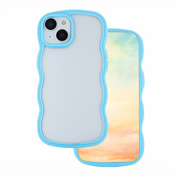 Nakładka Wave do iPhone 15 Pro Max 6,7&quot; niebieska