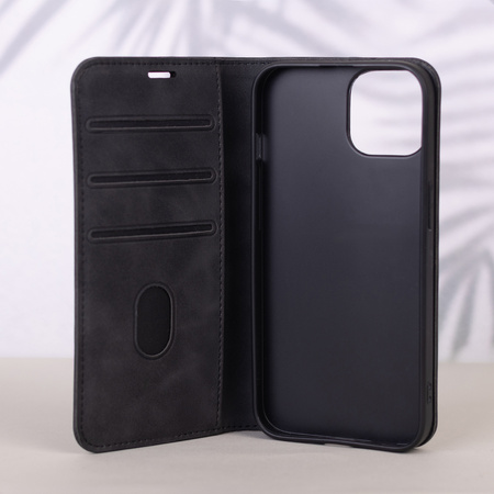 Etui Smart Suede do Motorola Moto E14 / G24 / G04 / G04S czarne