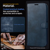Spigen Wallet S Pro case for iPhone 15 Pro - navy blue