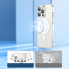 Joyroom 14D Magnetic Case Magnetische Hülle für iPhone 14 Pro Max kompatibel mit MagSafe transparent (JR-14D8)