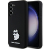 Karl Lagerfeld KLHCS23MSMHCNPK S23+ S916 czarny/black hardcase Silicone Choupette Metal Pin
