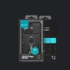 Nillkin CamShield Armor Pro Hülle iPhone 14 Pro Hülle gepanzerte Abdeckung Standring schwarz