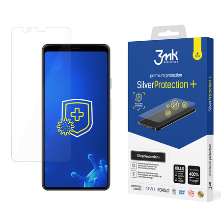 3MK Silver Protect+ Google Pixel 4 Folia Antymikrobowa montowana na mokro