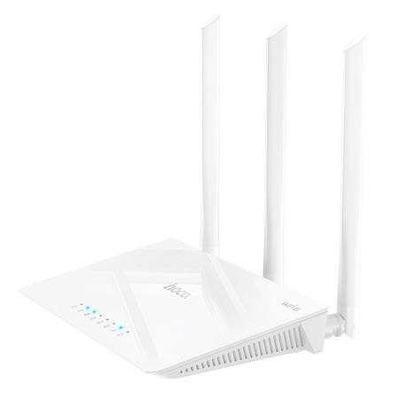 HOCO router bezprzewodowy WiFi4 HI30 biały