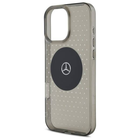 Mercedes nakładka do iPhone 16 Pro 6,3" MEHMP16L23HCPK Hardcase MB Case Star Pattern czarna