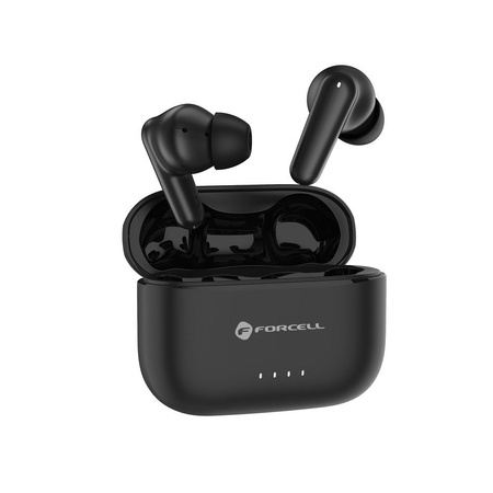 FORCELL F-AUDIO Super Clear Calls słuchawki bezprzewodowe bluetooth TWS ANC + ENC + DONGLE czarne