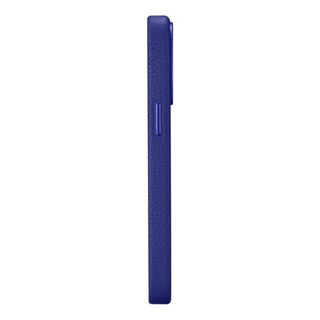 iCarer Litchi Premium Leather Case Leather Case iPhone 14 Pro Max Magnetic with MagSafe Dark Blue (WMI14220712-DB)