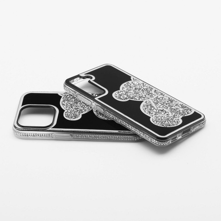 Futerał TEDDY BEAR do IPHONE 16e (SE 4 2025) srebrny