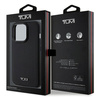 Tumi TUHMP15LRBAK iPhone 15 Pro 6.1"czarny/black hardcase Leather Balistic Pattern MagSafe