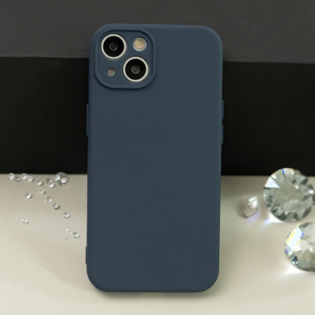 Nakładka Silicon do Samsung S24 Ultra ciemnoniebieska