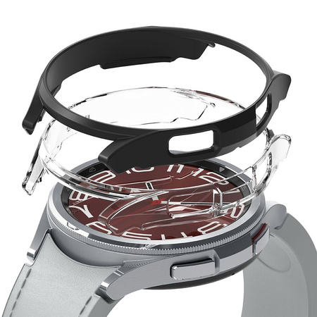 Etui SAMSUNG GALAXY WATCH 6 CLASSIC (43MM) Ringke Slim 2-pack czarne transparentne
