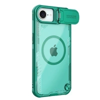 Nillkin Iceblade Prop Magnetische Hülle mit Kameraabdeckung und Ständer für iPhone 16e - Grün