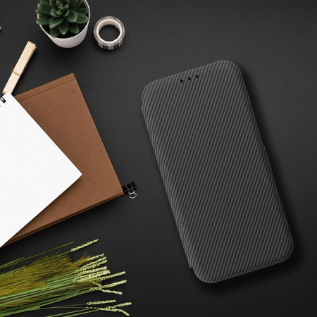 Kabura FOLIO Side Magnet do IPHONE 16 PLUS szary