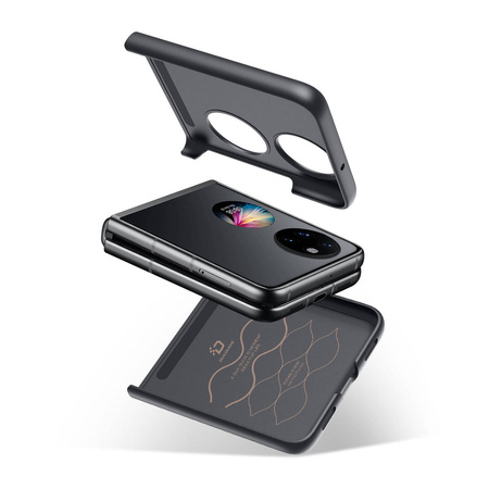 Dux Ducis Fino Hülle Hülle Nylonmaterial Huawei P50 schwarz